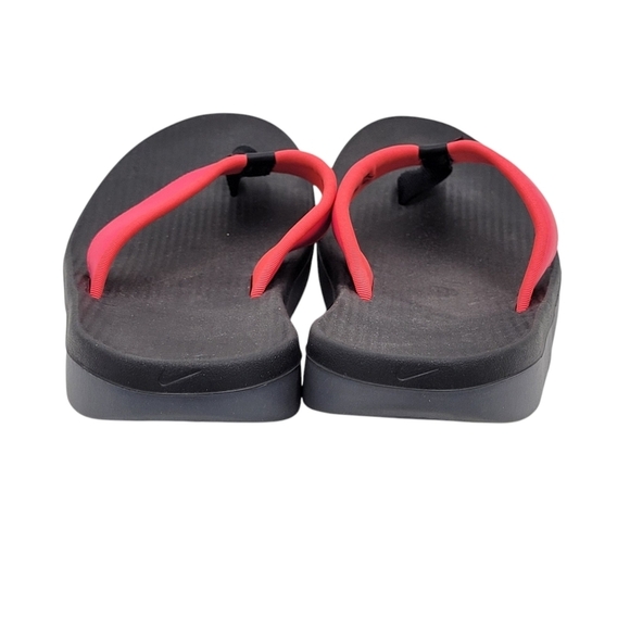Nike Bella Kai Flip Flops Thongs Sandals Women 11 Dark Pink Comfort Memory Foam - Picture 4 of 8